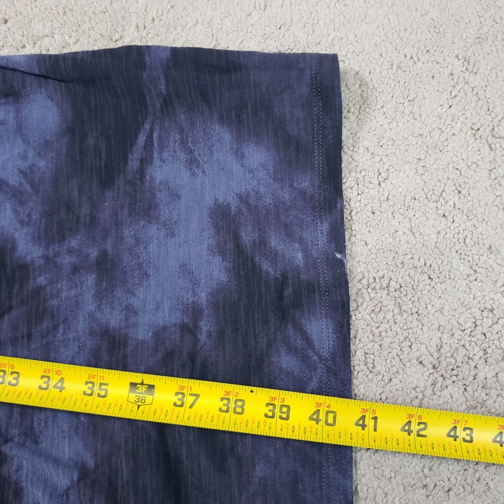 Old Navy Womens 2X Blue Tie Dye Short Sleeve Waist Mini T-Shirt Dress NEW Vamp - Picture 9 of 12